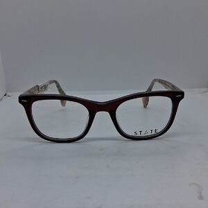 NWT Rxable STATE Burgundy Eyeglass Frames